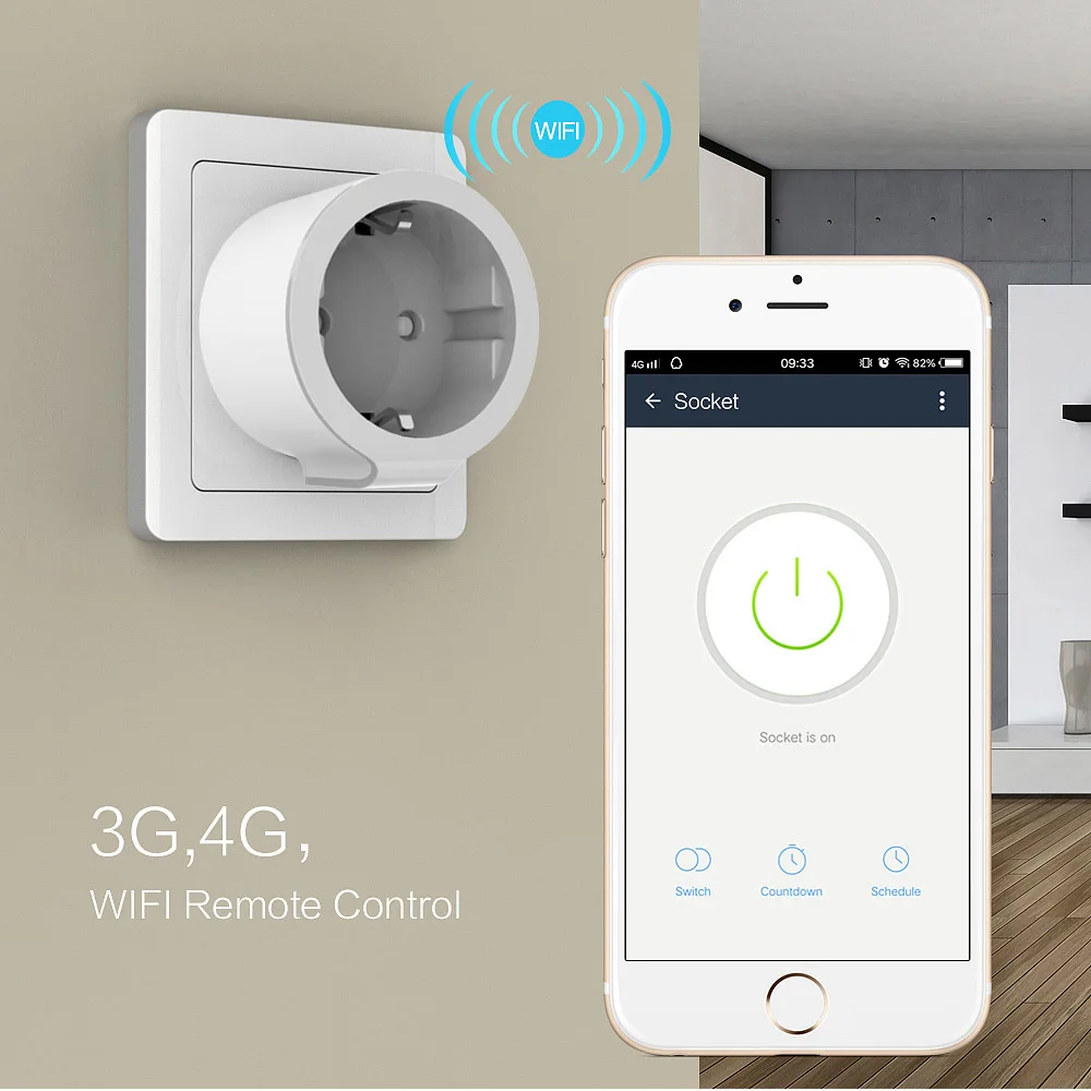 Умный дом таймер wifi XiOU умный ЕС розетка автоматизация с Alexa эхо Голосовое
