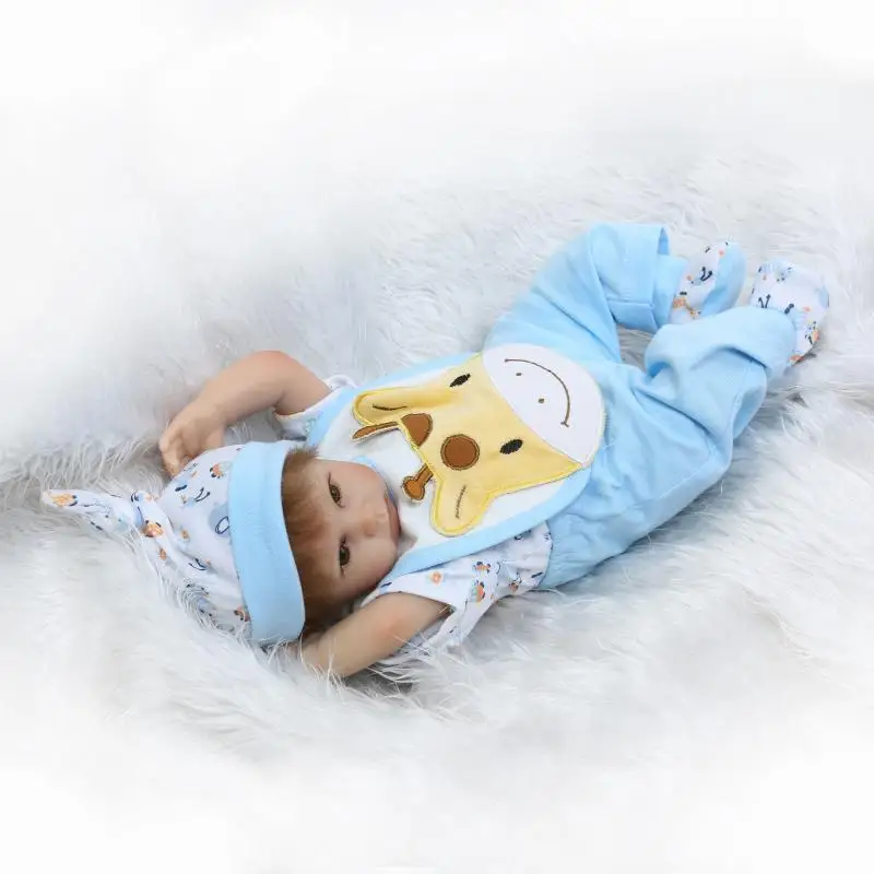 NPK 16 '❀ см Силиконовые Винил reborn baby doll детей playmate кукла из мягкой натуральной