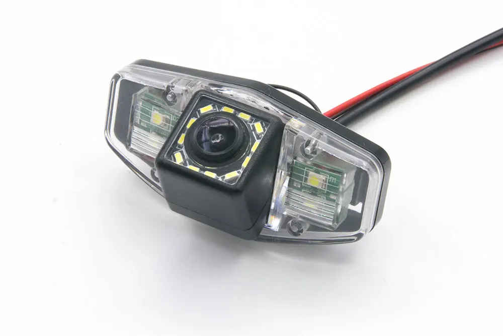 175 градусов Fisheye MCCD 12LED HD камера заднего вида Камера для Honda Accord 2001 2002 2003 2004 2005 2006 2007 2008 2009 2010 автомобильный монитор