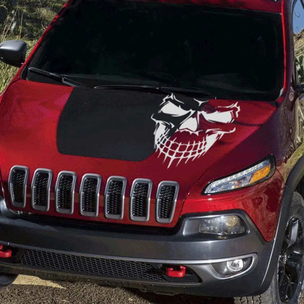 Светоотражающая Автомобильная наклейка на боковую дверь капота 59*53 см