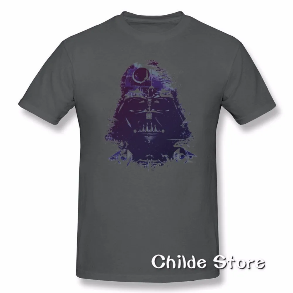 2018 Новая летняя забавная Футболка Дарт Вейдер Звездные войны Серия хлопок