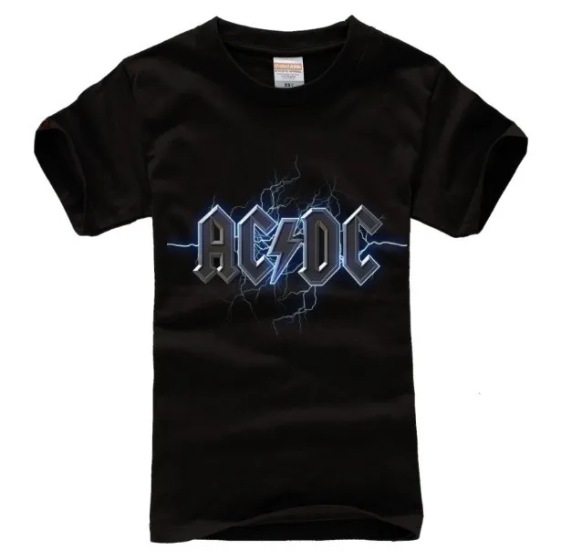 High Quality AC/DC logo Unisex T shirt Rock n Roll Hall Way To Hell Plus Size S/M/L/XL/XXL|t-shirt sweater|t-shirts mexicot-shirts hardy |