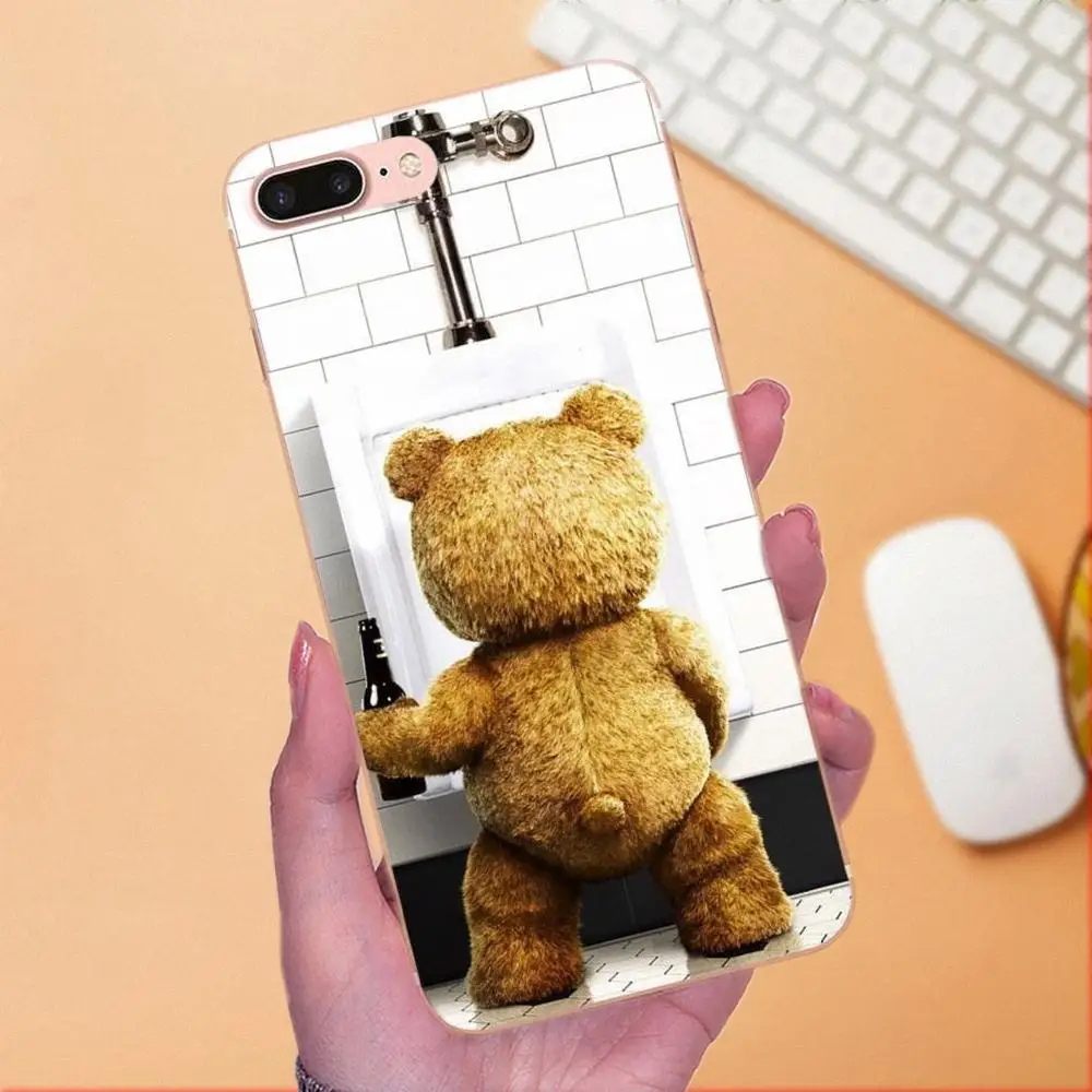 Чехлы медведь астронавт пить пиво для Huawei P7 Honor 4C 5A 5C 5X 6 6C 6A 6X 7 7X 8 9 V8 V10 Y3II Y5II Y6II G8 Play