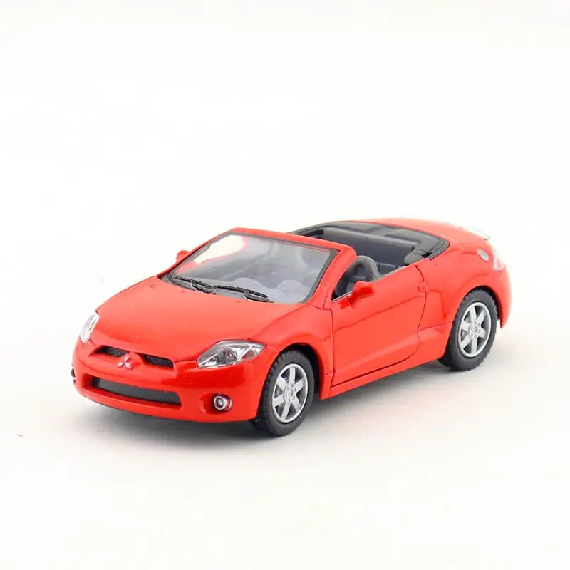 Красный Высокая моделирования современный Mitsubishi Eclipse модель родстера, 1: 36 масштаб сплава оттяните назад модель автомобиля, 2 открыть дверь - Цвет: Красный