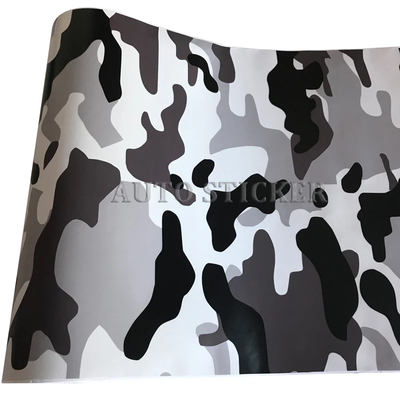 Виниловая пленка Arctic Snow Camo камуфляжная виниловая упаковка для автомобиля