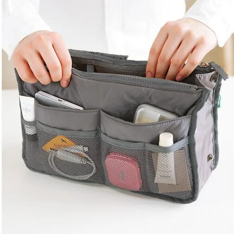 Двухслойный органайзер для путешествий мытья вещей косметичка хранения