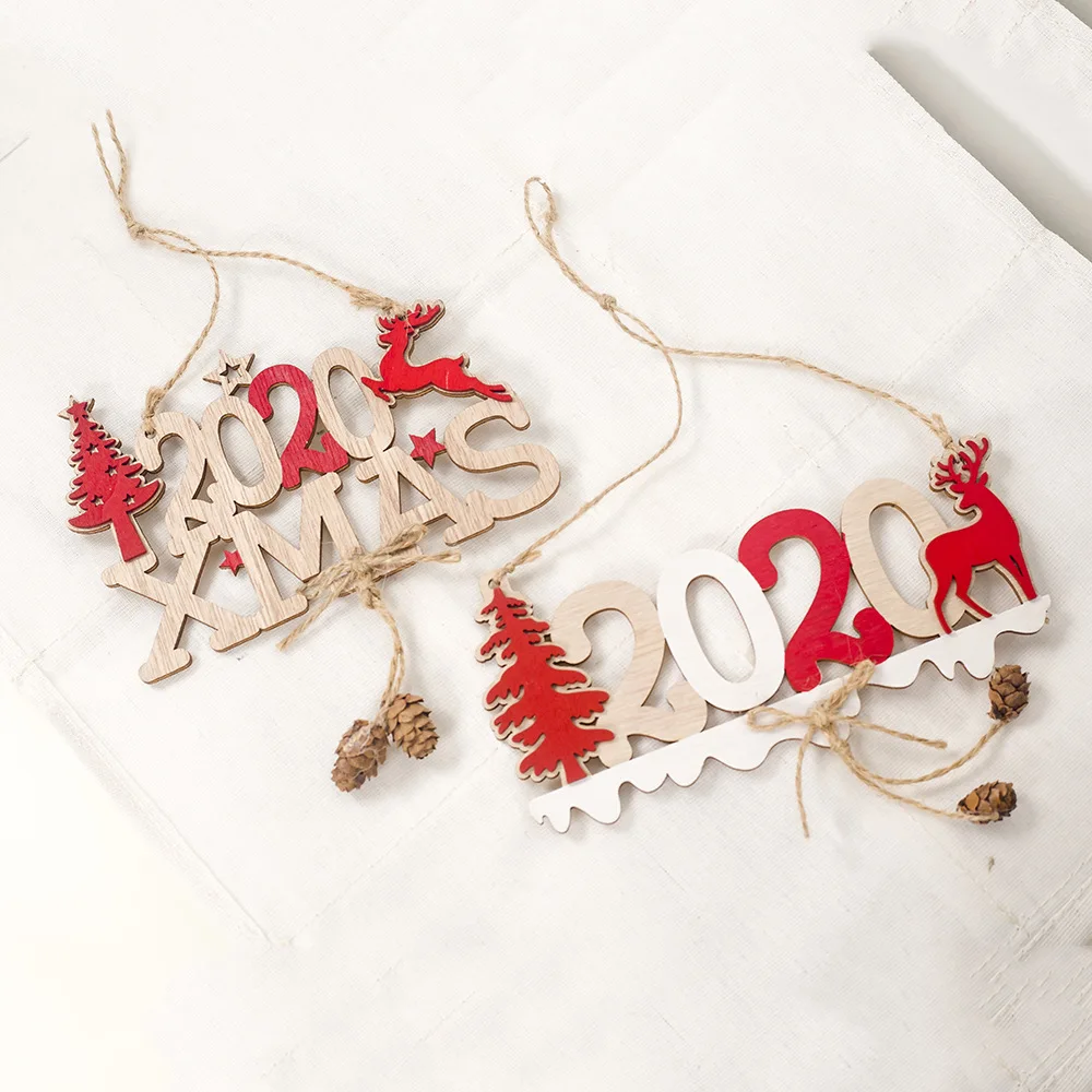Новый Тип 2020 письмо белье и деревянные брендовые вешалки для Рождественского