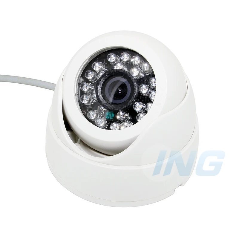 AHD 720P / 1080P Внутренняя камера видеонаблюдения 1.0MP 2.0MP 24LED IR FHD купольная ночного