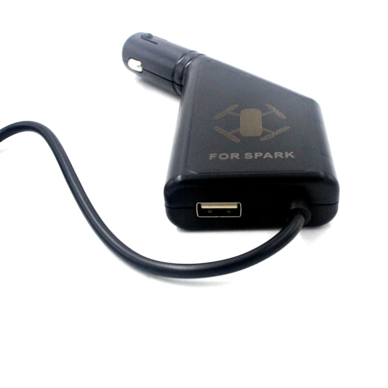 Автомобильное зарядное устройство DJI Spark с USB-портом для зарядки и пультом