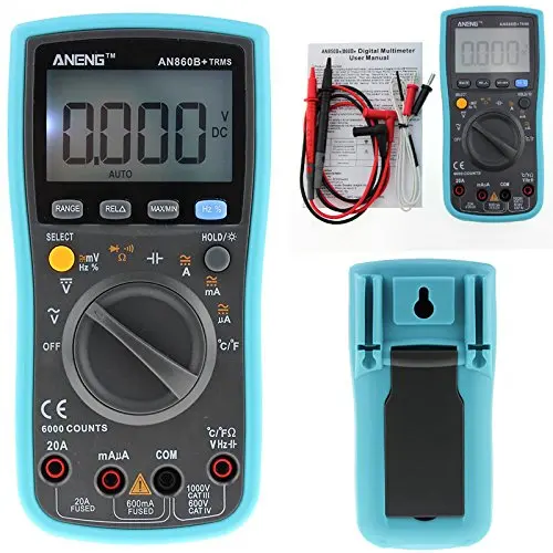 ANENG AN860B + цифровой мультиметр с подсветкой переменный/постоянный ток напряжение