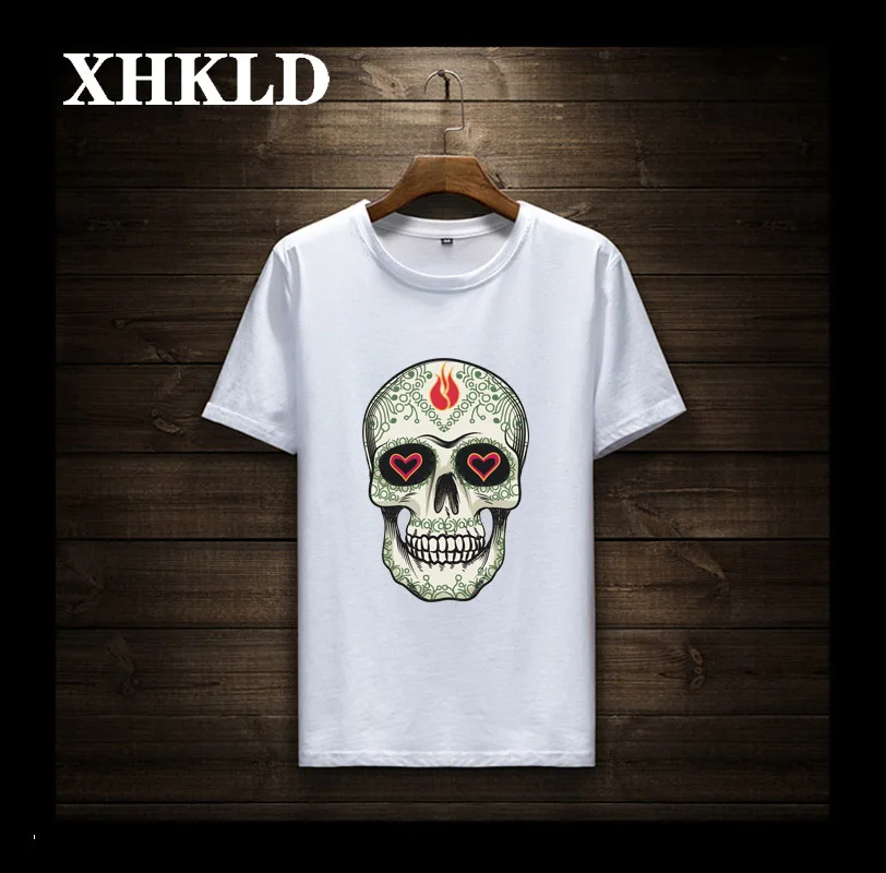 Summer New Casual Men T-Shirt 2018 Brand Letter Printing Short sleeve Top quality 100% Cotton Funny Homme | Мужская одежда