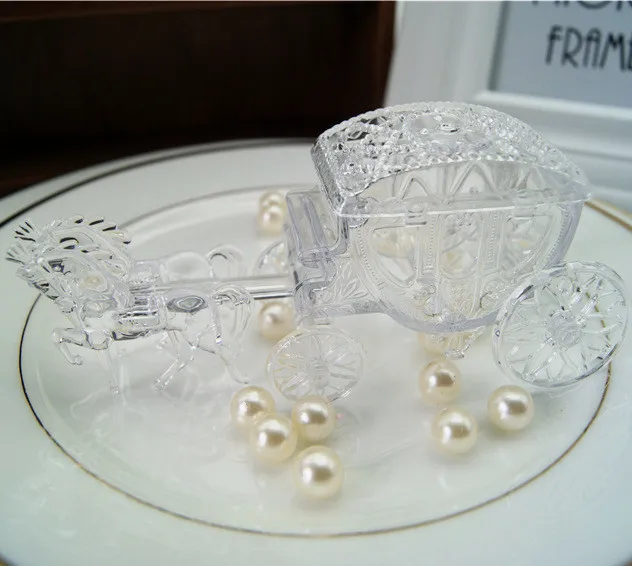 Бесплатная доставка золотистые серебристые прозрачные пластиковые коляски