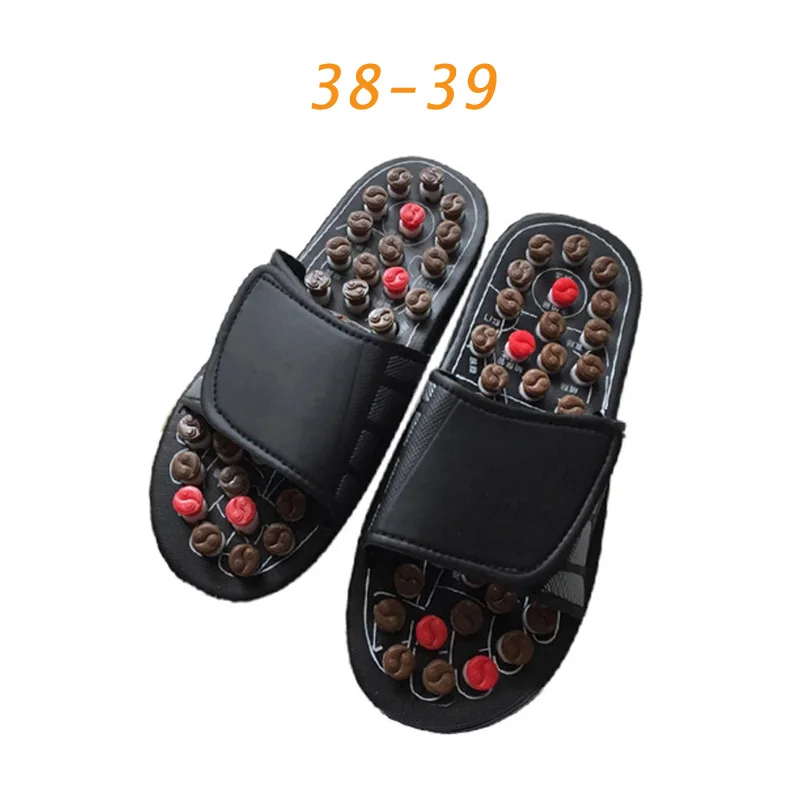 rotating gossi 38-39 1 пара; Новое поступление; сандалии для обуви; массажные тапочки с рефлекторным эффектом; акупунктурная Массажная обувь для ног с колючими шариками - Цвет: rotating gossi 38-39