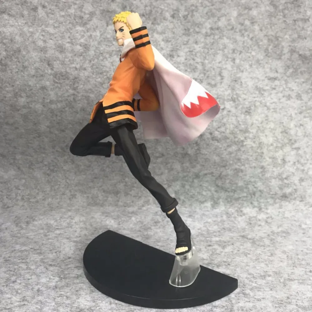 Аниме 25 см Boruto Naruto Next Generations Uzumaki Figure Seventh Hokage Ver. ПВХ Фигурки Коллекционная модель