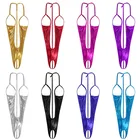 Женское нижнее белье из лакированной кожи, боди с открытой грудью, открытой спиной, с вырезом через шею, глубоким V-образным вырезом спереди и завязками, ночное белье