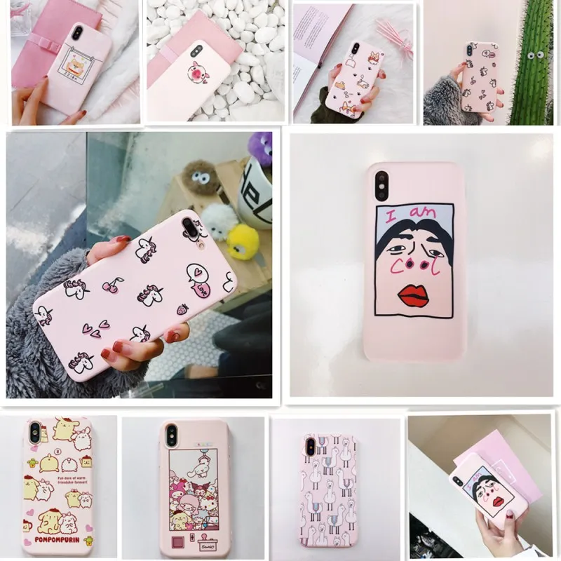 Чехол для телефона с мультяшной иллюстрацией iphone 6 S чехол X 7 8 Plus парные Чехлы
