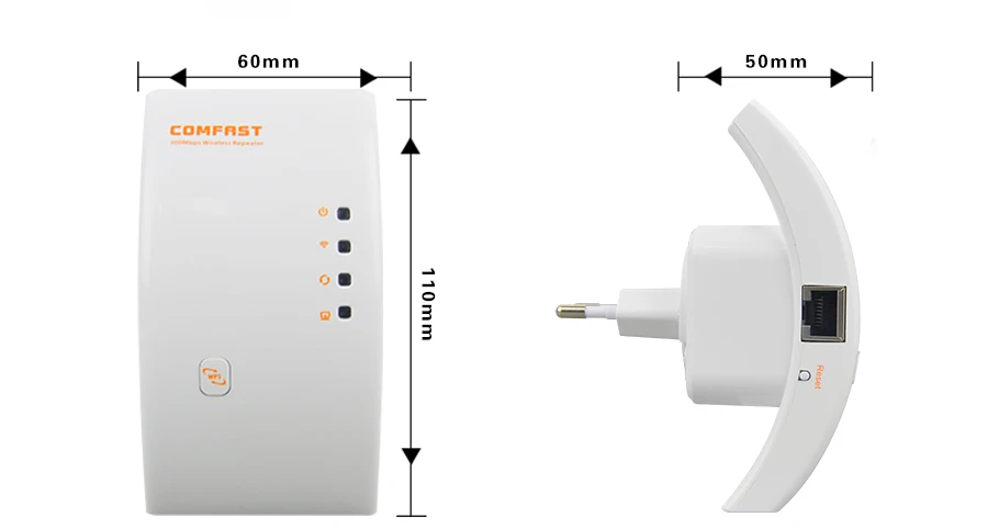Comfast CF-WR500 300 Мбит Портативный Wifi повторитель Беспроводной N Маршрутизатор 802.11n/b/g 2dBi антенны расширитель Wi-Fi усилитель сигнала