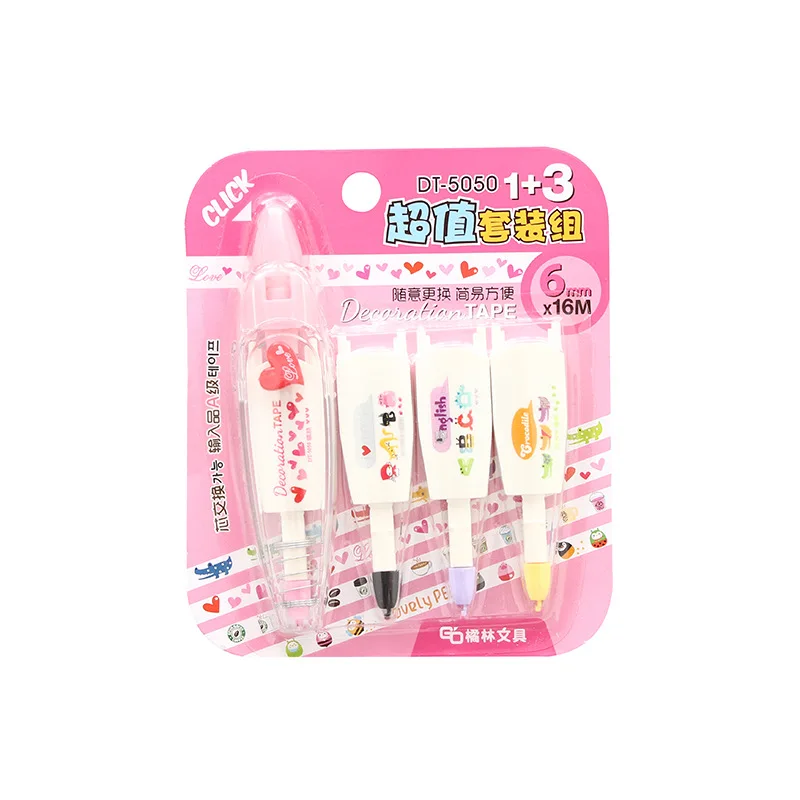 Милые животные прессованная декоративная лента-корректор Kawaii корректор для школьных канцелярских принадлежностей школьная поставка Papeleria
