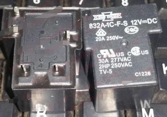 Реле 832A 1C F S 12 В постоянного тока|12vdc dpdt relay|relay absrelay programable |