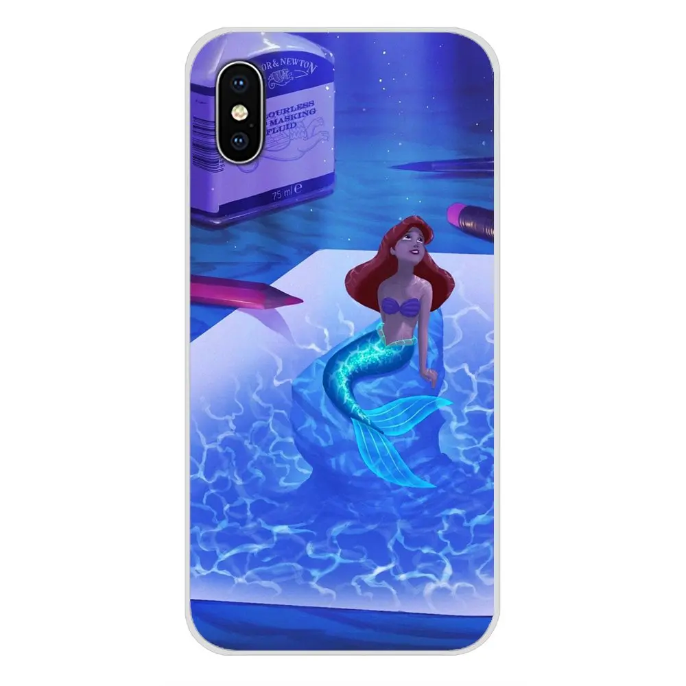 Аксессуары для телефона Ариэль Русалочка чехлы Xiaomi Mi6 A1 5X 6X Redmi Note 5 5A 4X 4A 4 3 Plus Pro