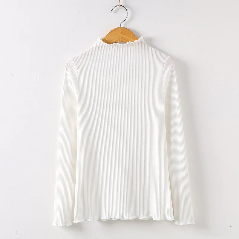 Shintimes Poleras De Mujer Moda Harajuku футболка с длинным рукавом Женская хлопковая Женские топы