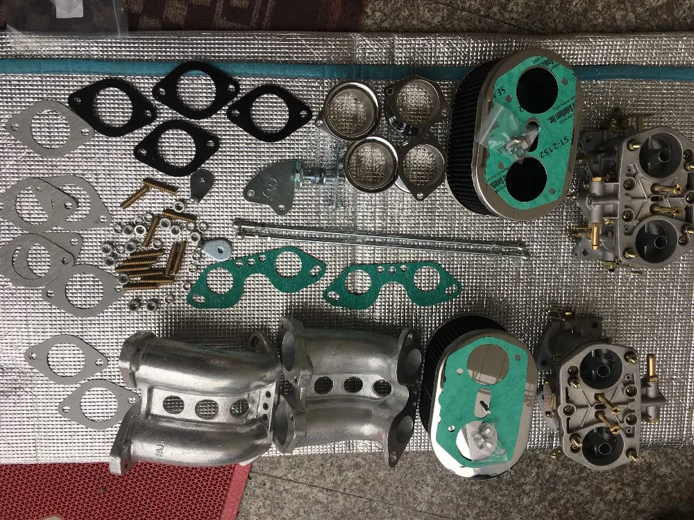 

SherryBerg carburettor FAJS carb conversion kit 40IDF for Porsche 356 914 Weber dellorto carburetor EMPI included all you see