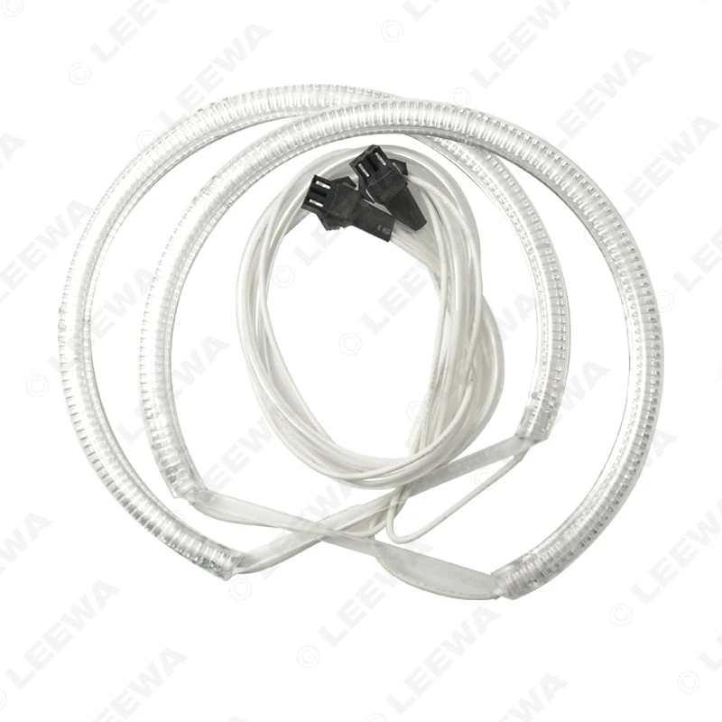 LEEWA 2x131мм 2x115мм авто CCFL глаза ангела гало кольца свет лампа для BMW E84/X1(2010 2011) не