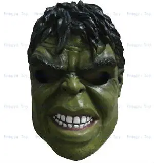 Резиновая мужская маска Халка из латекса для карнавала и вечевечерние НКИ на