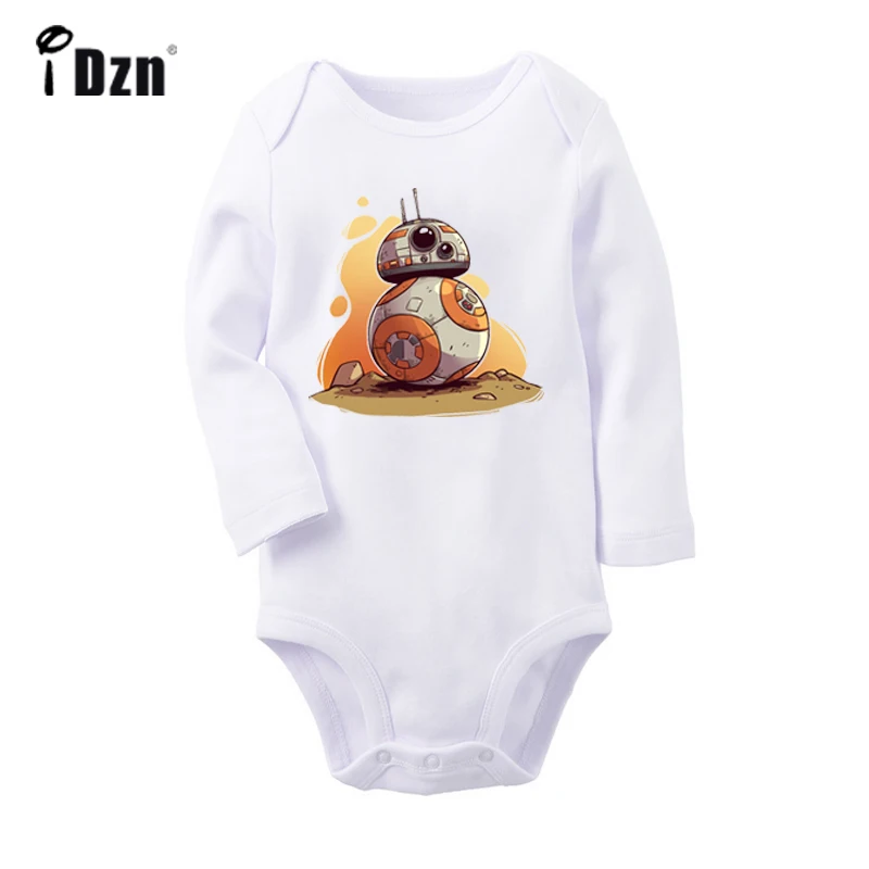 ieBaby1276WC Star Wars The Force Awakens сопротивление BB-8 новорожденных Для маленьких мальчиков и девочек униформа-комбинезон младенческой Боди Одежда х - Цвет: ieBaby1276WC