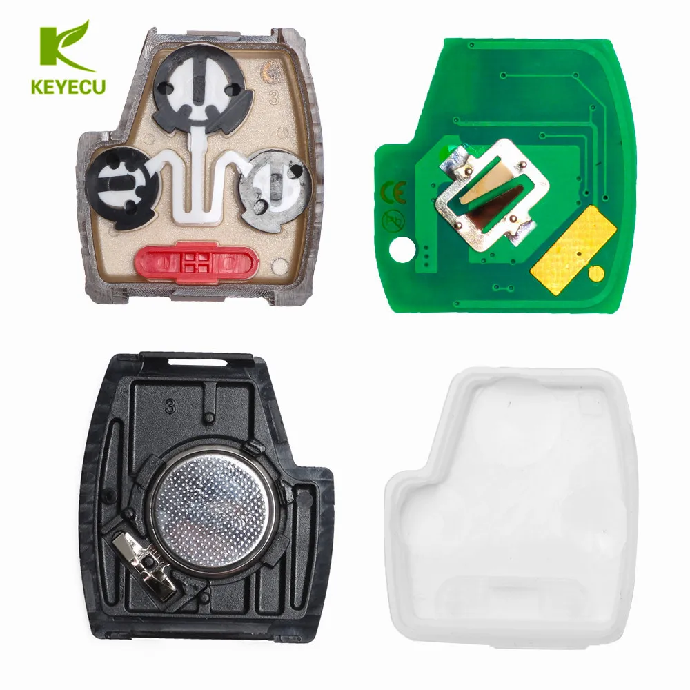 Запасной новый пульт дистанционного управления KEYECU 2 + 1 кнопка 433 МГц отдельный