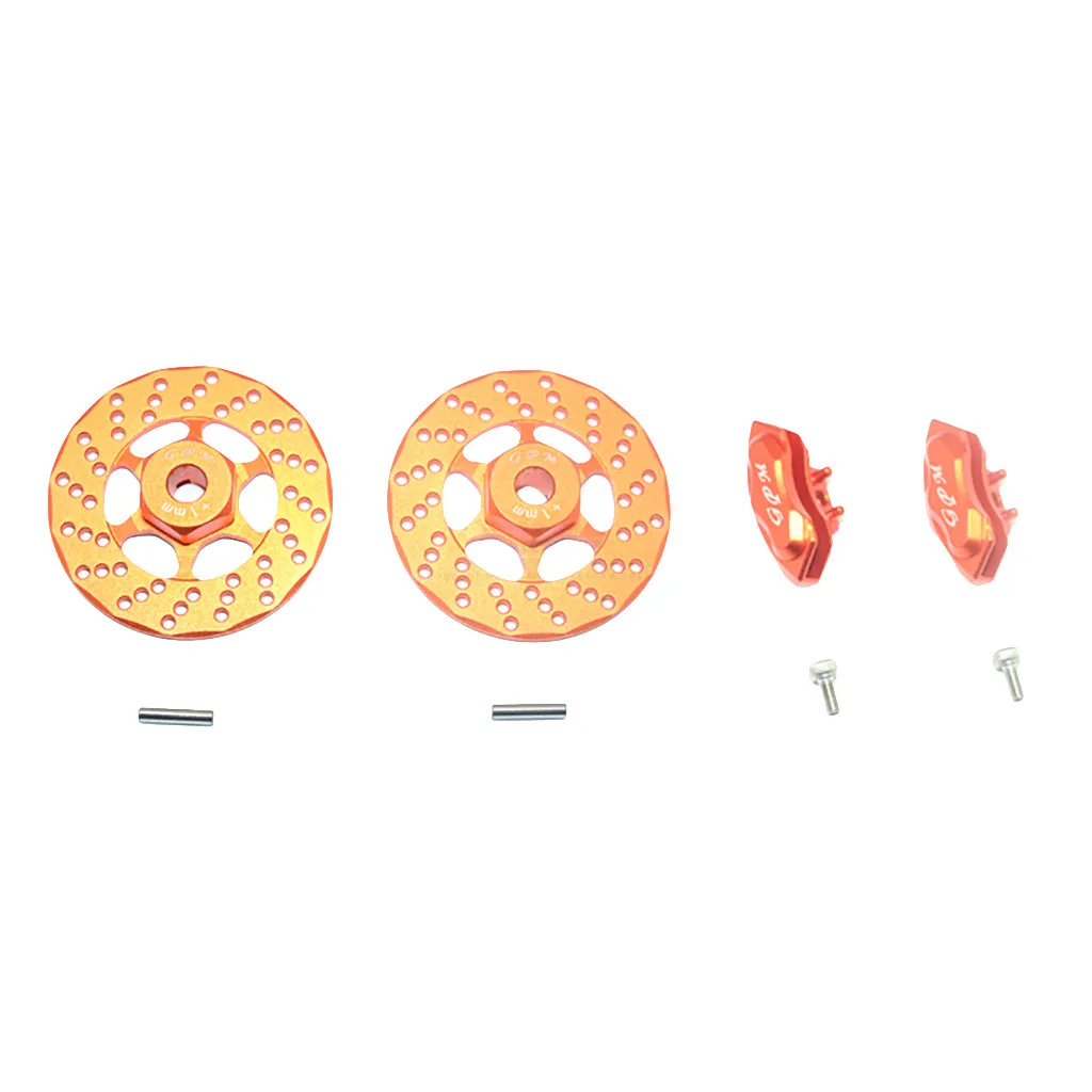 Детали модели алюминиевый передний/задний тормозной диск для Braxas + суппорт набор