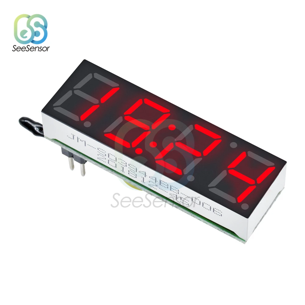 3 In 1 DS3231 LED Digital Clock Temperature Voltage Module Time Thermometer Voltmeter Volt Meter Monitor DC 5V-30V | Дом и сад