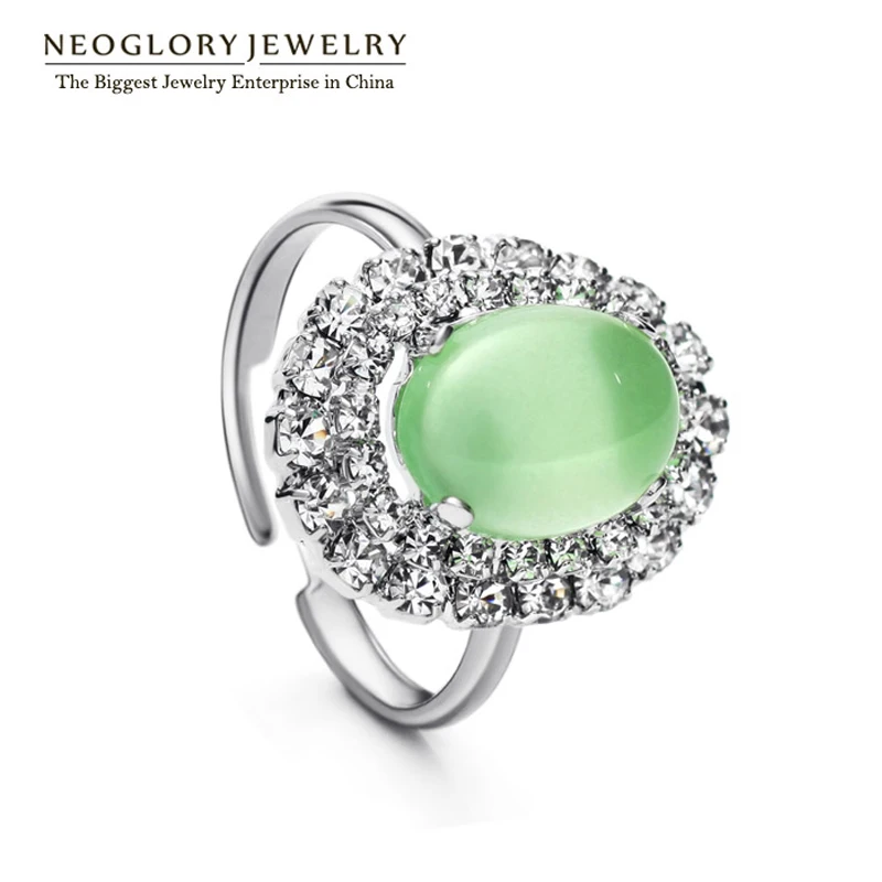 Neoglory Rhinestone Romantic Party Rings Charm Jewelry 2020 New Wedding Fashion Costume | Украшения и аксессуары