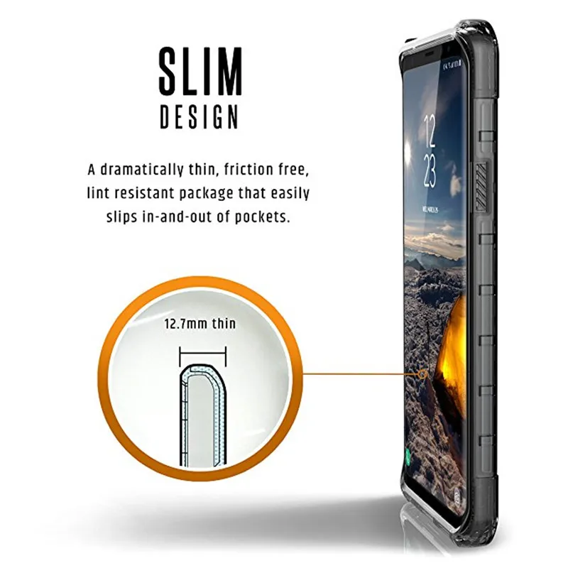 R-JUST для samsung galaxy s9 силиконовый прозрачный футляр plus |