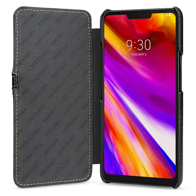 Деловой откидной Чехол для LG G7ThinQ Роскошный чехол для телефона из натуральной кожи сумка чехол для LG G7-чехол с функцией подставки для LG G7 ThinQ