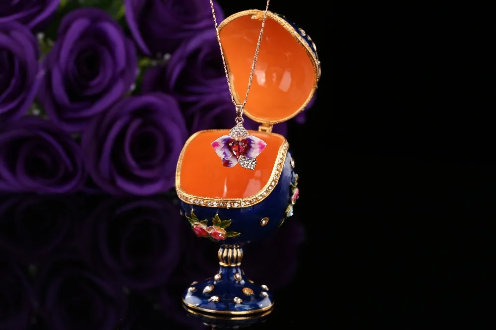 QIFU Новое поступление синий qifu faberge яйцо ремесло
