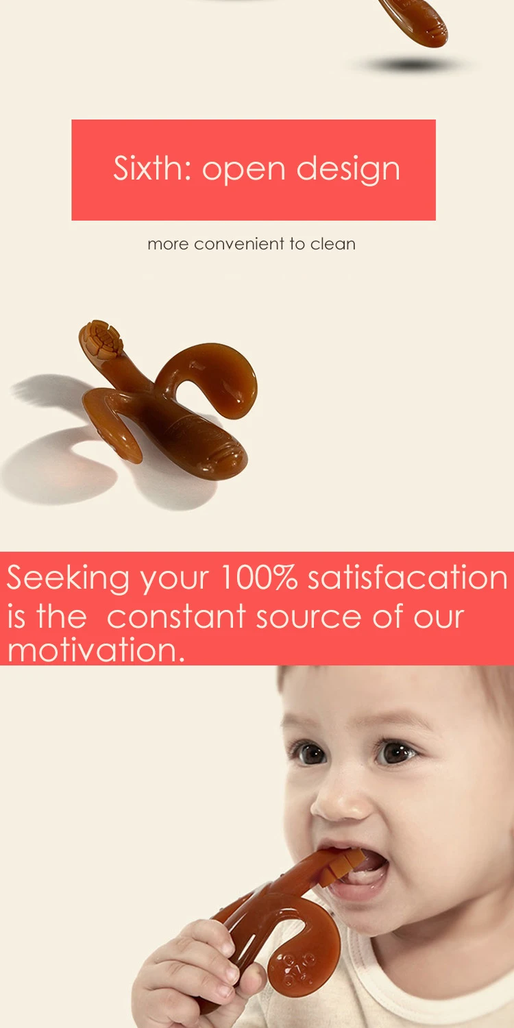Babycare мягкая детская Силиконовая зубная щетка банана зубное кольцо детская стоматологическая уход обучение Прорезыватель детей жевательные игрушки с чашей
