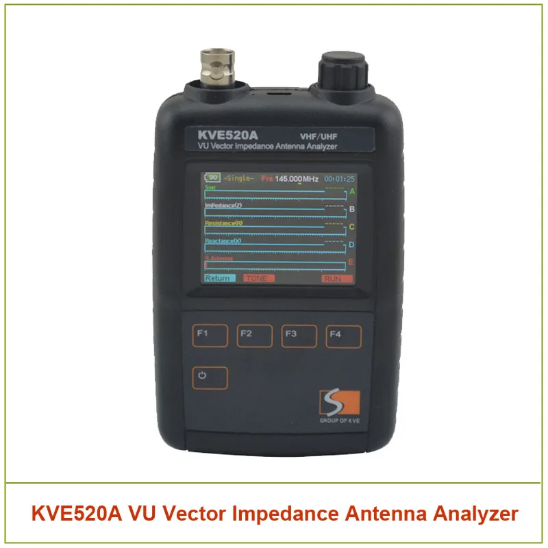 KVE520A VHF/UHF VU анализатор векторной антенны сопротивления (133-177/195-280/395-520 МГц) с 5 шт.
