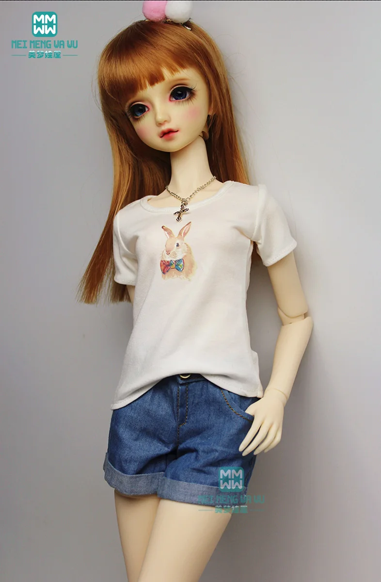 Кукла BJD одежда для 1/3 1/4 1/6 Модный стиль футболка | Игрушки и хобби