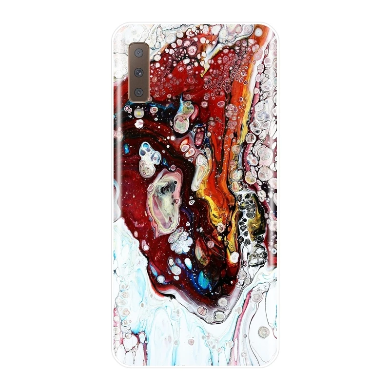 Задняя крышка из ТПУ для Samsung Galaxy A3 A5 2016 2017 A6 A7 A8 2018 мягкий силиконовый чехол с