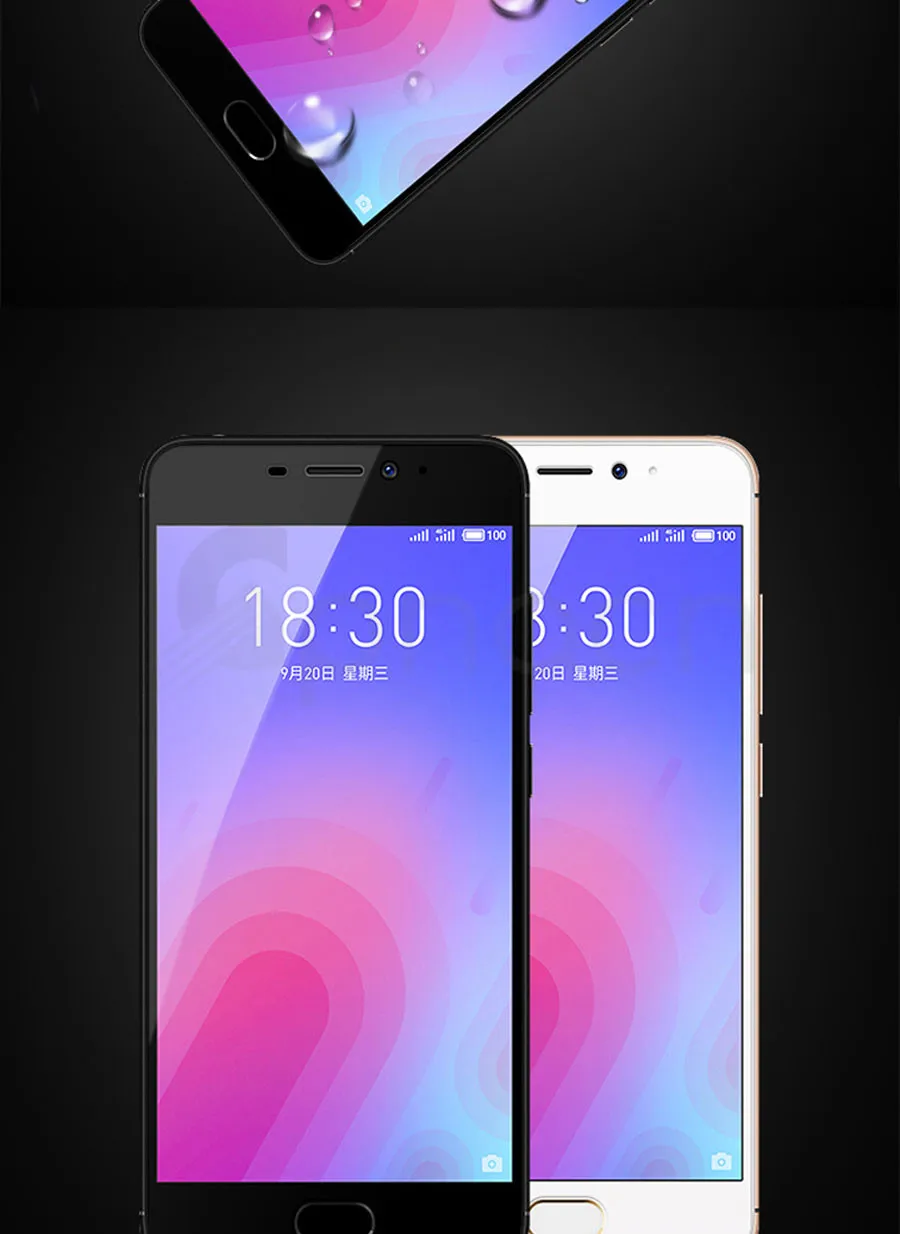 9D Protective Glass on the For Meizu M6 M5 M3 Note M5S M5C M6S M6T M3S M8 Pro 7 Plus Tempered Screen Protector Glass Film Case