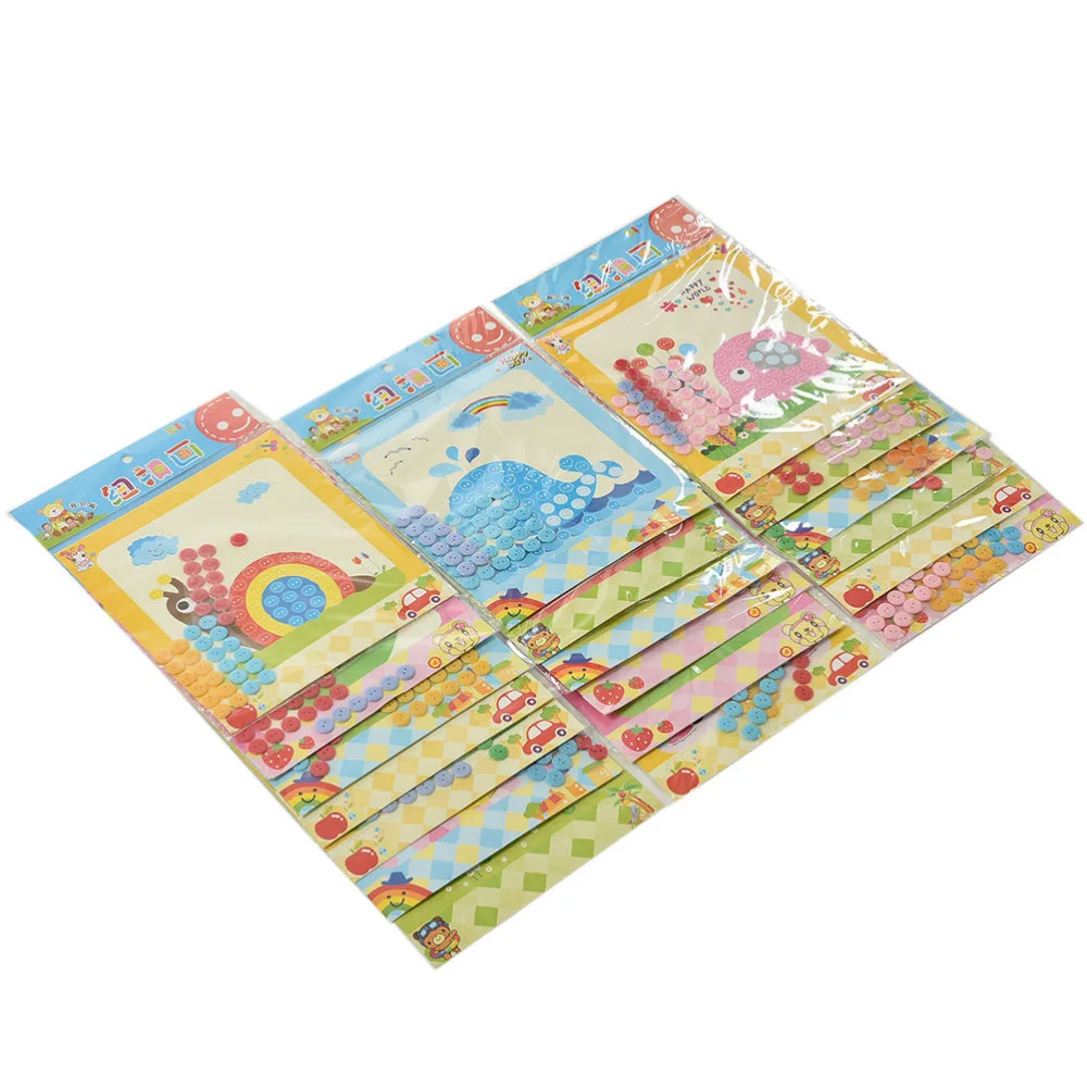 DIY картина пуговицы ручной работы паста материал для рисования сумка дома