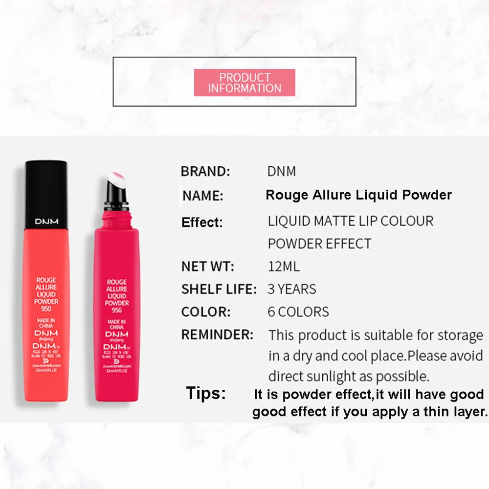 Матовый блеск для губ TSLM1 1 шт. жидкая губка воздушная подушка глазурь не цветущий