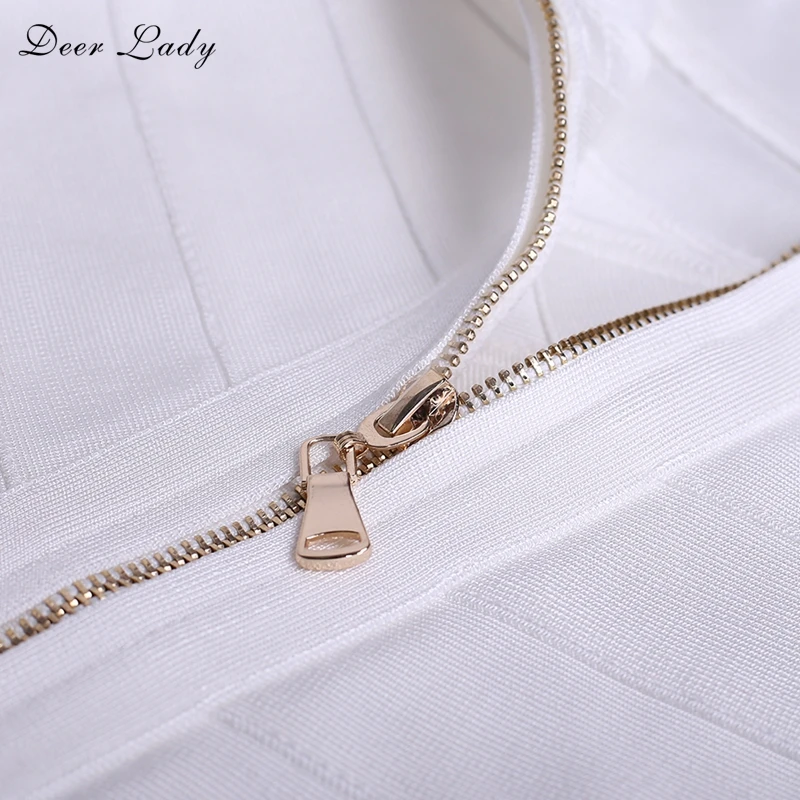 Deer Lady Women Bandage Dress Winter Strapless Bandage Dress Party Mini Hot Pink Bandage Dress Sexy Bodycon