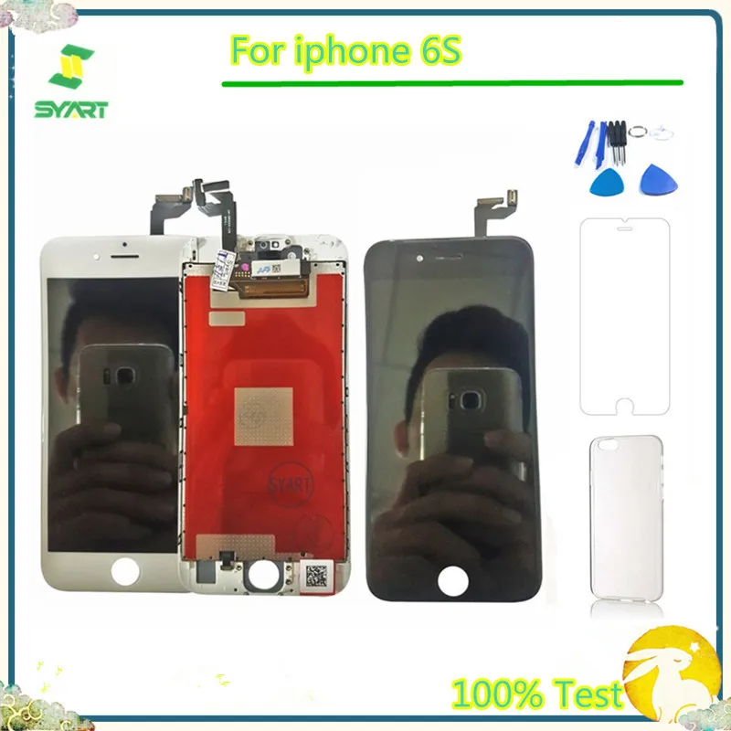 

100% Tested AAA Quality LCD For iphone6s LCD Display Touch Screen Digitizer Assembly + Free Gift For iphone 6S LCDs