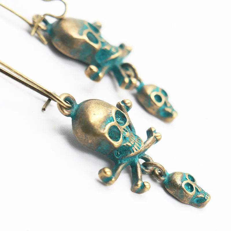 YULUCH 2018 Retro personality trend jewelry accessories zinc alloy skull long pendant hip hop women party gifts | Украшения и