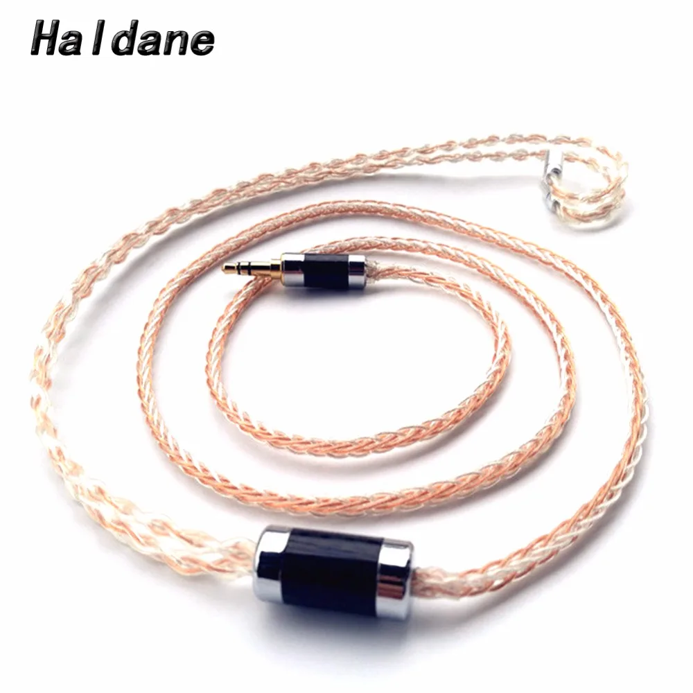 Haldane MMCX 0,78 мм 2 pin IM04 IE80 A2DC MMCX HD650 ER4B S P UE0.75mm наушники гарнитуры Кабель