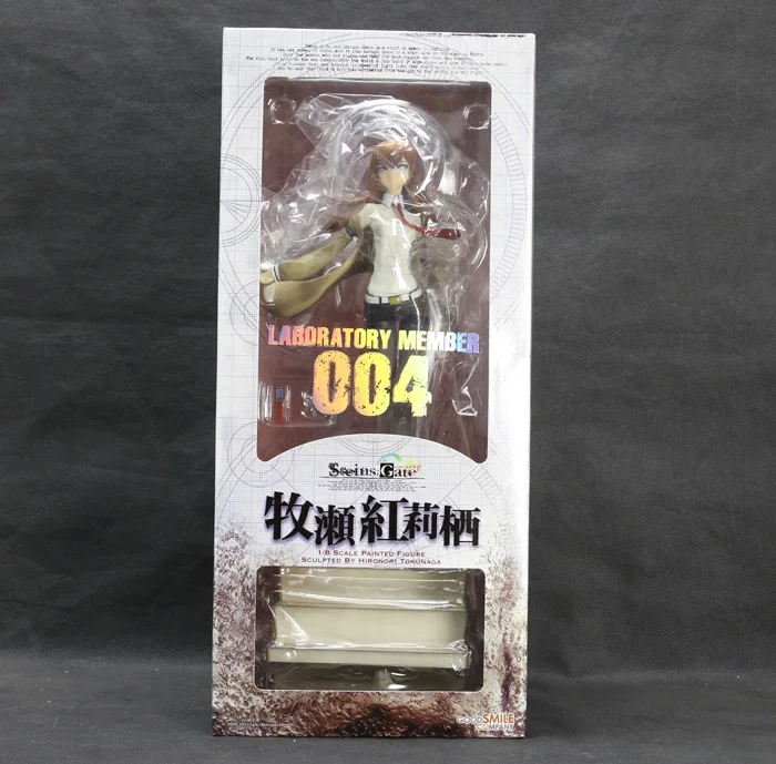 

Hot Sale Laboratory Member 004 Steins Gate Makise Kurisu 1/8 Scale 10 inch Good Smile Figure Figurine