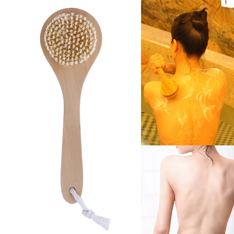 Щетка для тела с ручкой массажные щетки разных стилей щетка натуральной щетиной