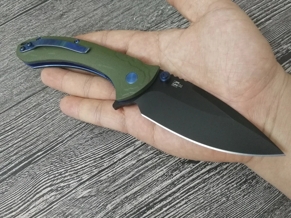 Фирма jonnyjamie, нож для собак C814GP, складное лезвие D2, сталь, G10, ручка, шарикоподшипник, нож s, для выживания, военный, для кемпинга, EDC, инструменты